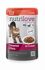 Nutrilove NMpouch Cat Beef in jelly