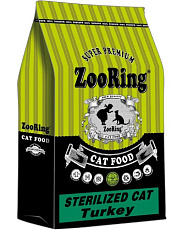 ZooRing Sterilized Adult Cat (Индейка)