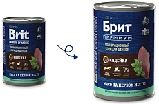 Брит Премиум Консервы для щенков всех пород (Индейка)