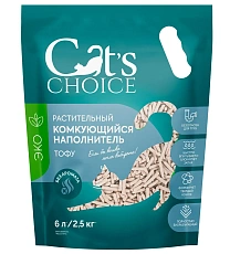 Cat's choice Наполнитель тофу (Без аромата)