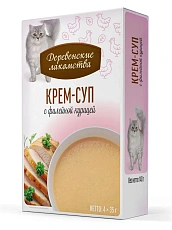 Деревенские лакомства Крем-суп с филейной курицей