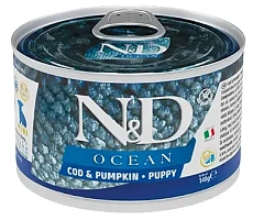 Консервы Farmina N&D Ocean Puppy Mini (Треска, тыква)