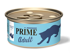 Prime Adult Консервы (Паштет из курицы и говядины) для кошек