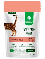 Nature's Protection Prime Adult Sterilised (Лосось и форель в соусе)
