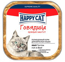 Happy Cat Паштет Говядина