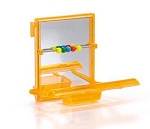 Beeztees Пластиковый туалетный столик для птиц с жердью