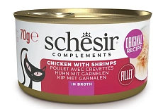Schesir Complements Cat (Курица и креветки в бульоне)