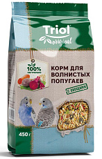 Triol Original Корм для волнистых попугаев с овощами