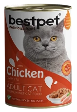 Bestpet Adult Cat (Курица в соусе)