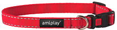Ошейник с блокировкой AmiPlay Reflective (Красный)