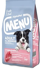 AlphaPet MENU Dog Adult (Говядина)