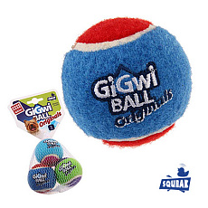 GiGwi BALL Originals Три мяча с пищалкой