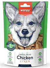 Wanpy Dog Сублимированное лакомство Курица и печень