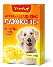 Amstrel Лакомство для собак "Голландский сыр", 45 г