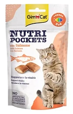 GimCat Nutri Pockets с лососем и омегой 3-6