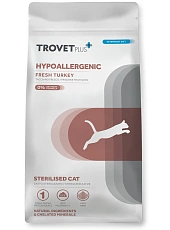 Trovet Plus Sterilised Cat Hypoallergenic (Индейка)
