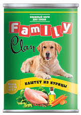 Clan Family Паштет из курицы для собак
