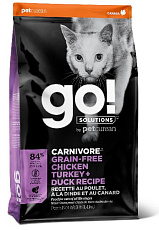 GO! Carnivore GF Cat (Курица, индейка, утка)