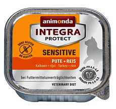 Animonda Integra Protect Sensitive Cat (Индейка, рис)