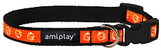 Ошейник регулируемый Amiplay NX S-M (Оранжевый)