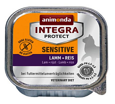 Animonda Integra Protect Sensitive Cat (Ягненок, рис)
