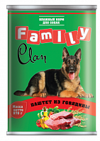 Clan Family Паштет из говядины для собак – Garfield.by