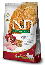 Farmina N&D Ancestral Grain Adult Mini (Курица и гранат)