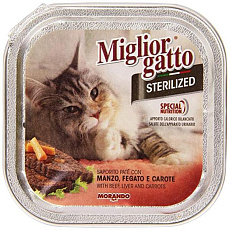 Miglior Gatto Steril Beef, Liver and Carrots