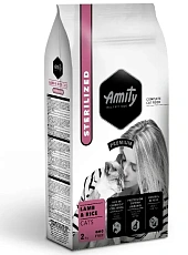 Amity Premium Sterilized Cats (Ягненок и рис)