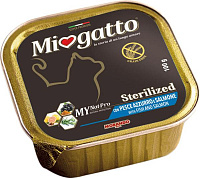 Паштет MioGatto Steril Fish and Salmon – Garfield.by