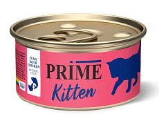 Prime Kitten Консервы (Тунец и курица в собственном соку)