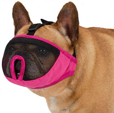 Trixie Намордник для плоскомордых собак, розовый