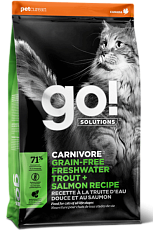 GO! Solutions Carnivore GF Freshwater Cat (Форель и лосось)
