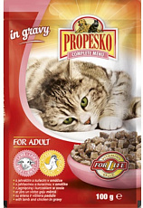 Propesko Cat Pouch (Ягненок, курица в соусе)