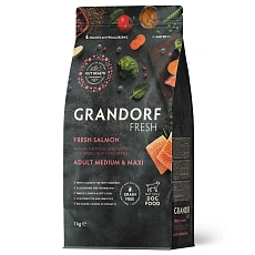 Grandorf Fresh Adult Medium & Maxi (Лосось и батат)
