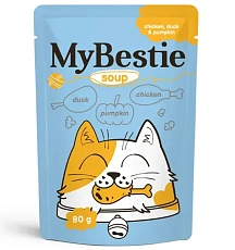 MyBestie Суп для кошек (Курица, утка и тыква)
