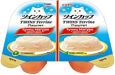 INABA CIAO TWINS Terrine Паштет Тунец Магуро и куриное филе со вкусом ширасу