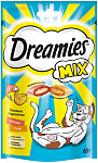 Dreamies Подушечки для кошек с лососем и сыром
