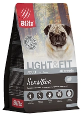 BLITZ Sensitive Adult Light & Fit (Индейка)