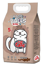 FOR CATS Наполнитель Magic Balls Ultra (кофе)