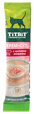 ТИТБИТ Крем-суп для кошек с кусочками телятины