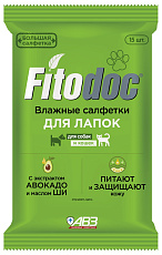 Агроветзащита Fitodoc Влажные салфетки для лап