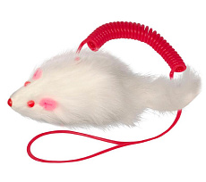 Triol Игрушка для кошек Мышь на пружине