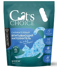 Cat's choice Наполнитель силикагелевый с синими гранулами