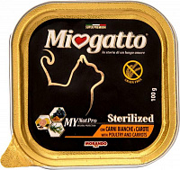Паштет MioGatto Steril Poultry and Carrots – Garfield.by