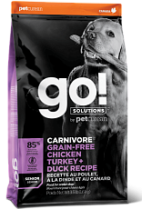 GO! Carnivore GF Senior Dog (Курица, индейка, утка)