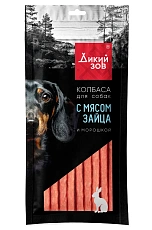 ТИТБИТ Дикий Зов Колбаса с мясом зайца и морошкой