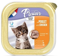 Plaisir Паштет для котят (Курица)