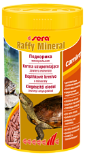 Sera Корм палочки для водных черепах  "Raffy Mineral"