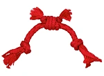 Playology Cенсорный канат PUPPY SENSORY ROPE для щенков с ароматом говядины, красный